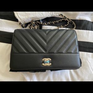 Chanel Chevron Flap Bag